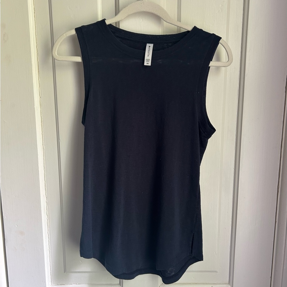 Athleta Navy Tank Top — Super Comfy and Light — Size XS